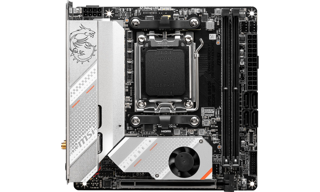 MSI MPG B650I EDGE WIFI Chłodzenie