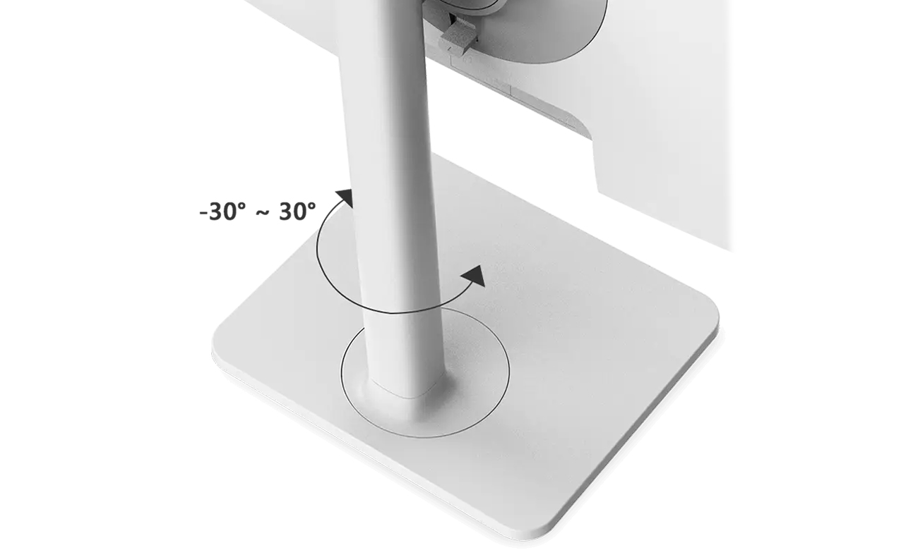 Monitor MSI Modern MD272QXPW drehbarer Standfuß