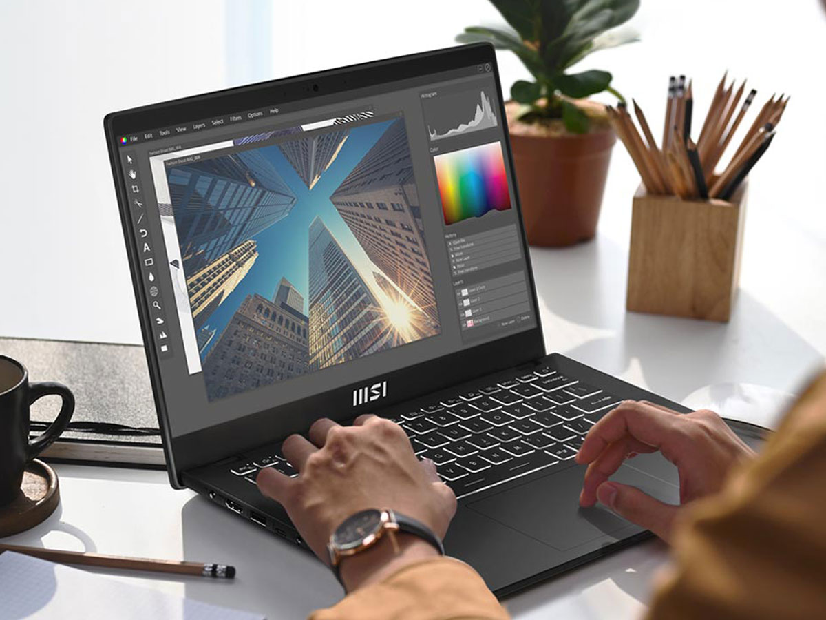 MSI Modern 14 Bildschirm