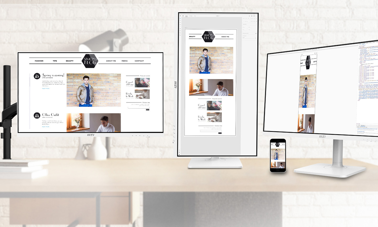 Business-Monitor MSI Modern MD272XPW