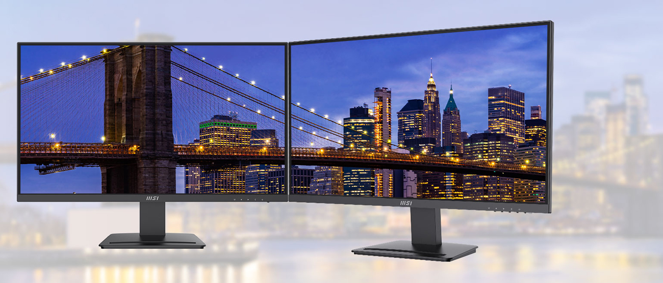 MSI PRO MP273QV Zwei Bildschirme
