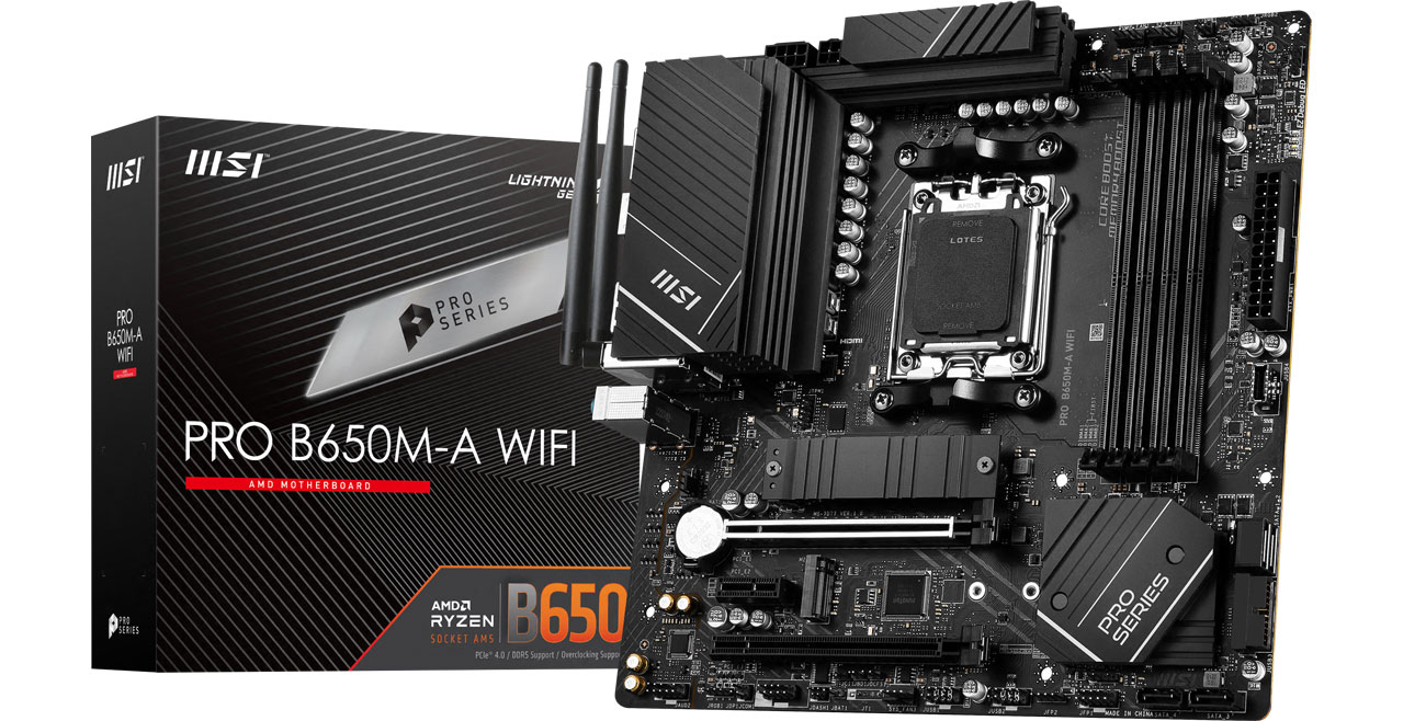 MSI PRO B650M-A WIFI Mainboard box