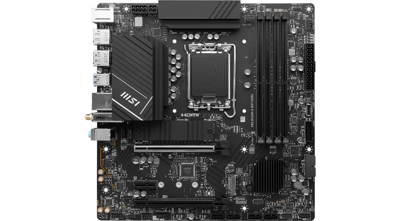MSI PRO B760M-A WIFI DDR4 Kühlung