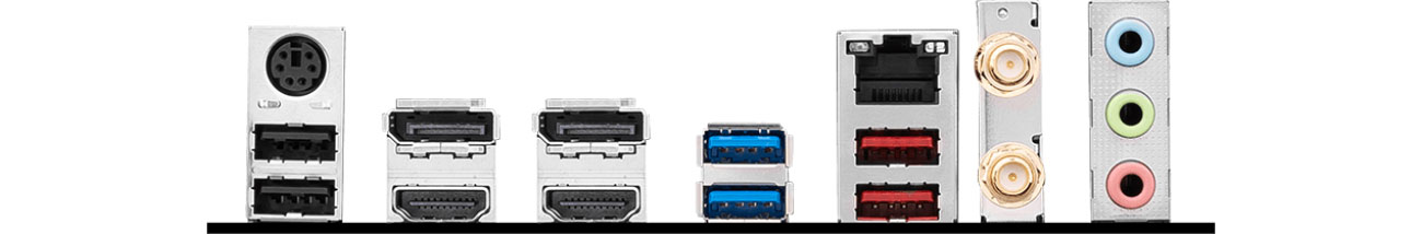 MSI PRO B760M-A WIFI DDR4 Porty