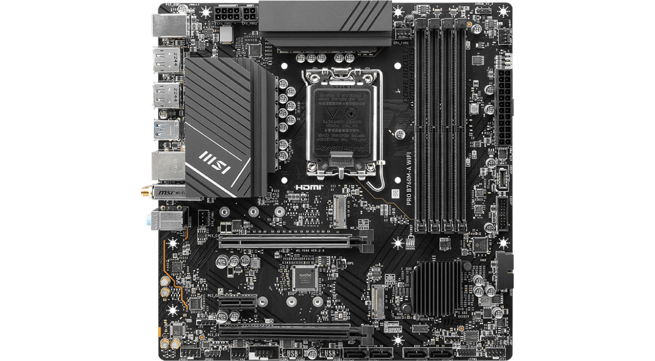 MSI PRO B760M-A WIFI DDR5 Chłodzenie