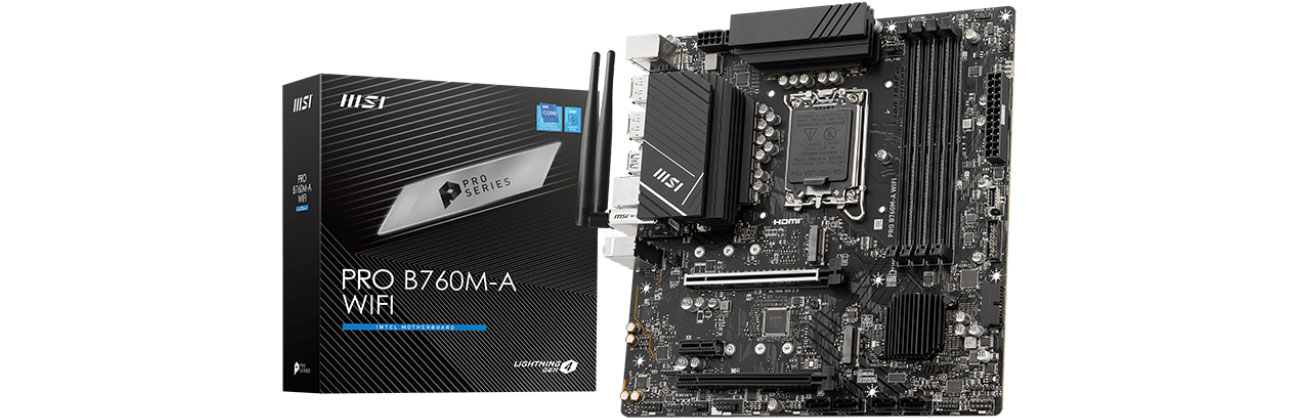 MSI PRO B760M-A WIFI DDR5 Płyta główna box