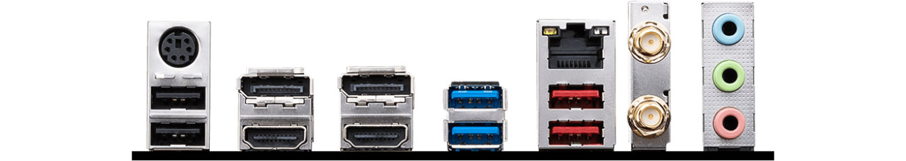 MSI PRO B760M-A WIFI DDR5 Porty