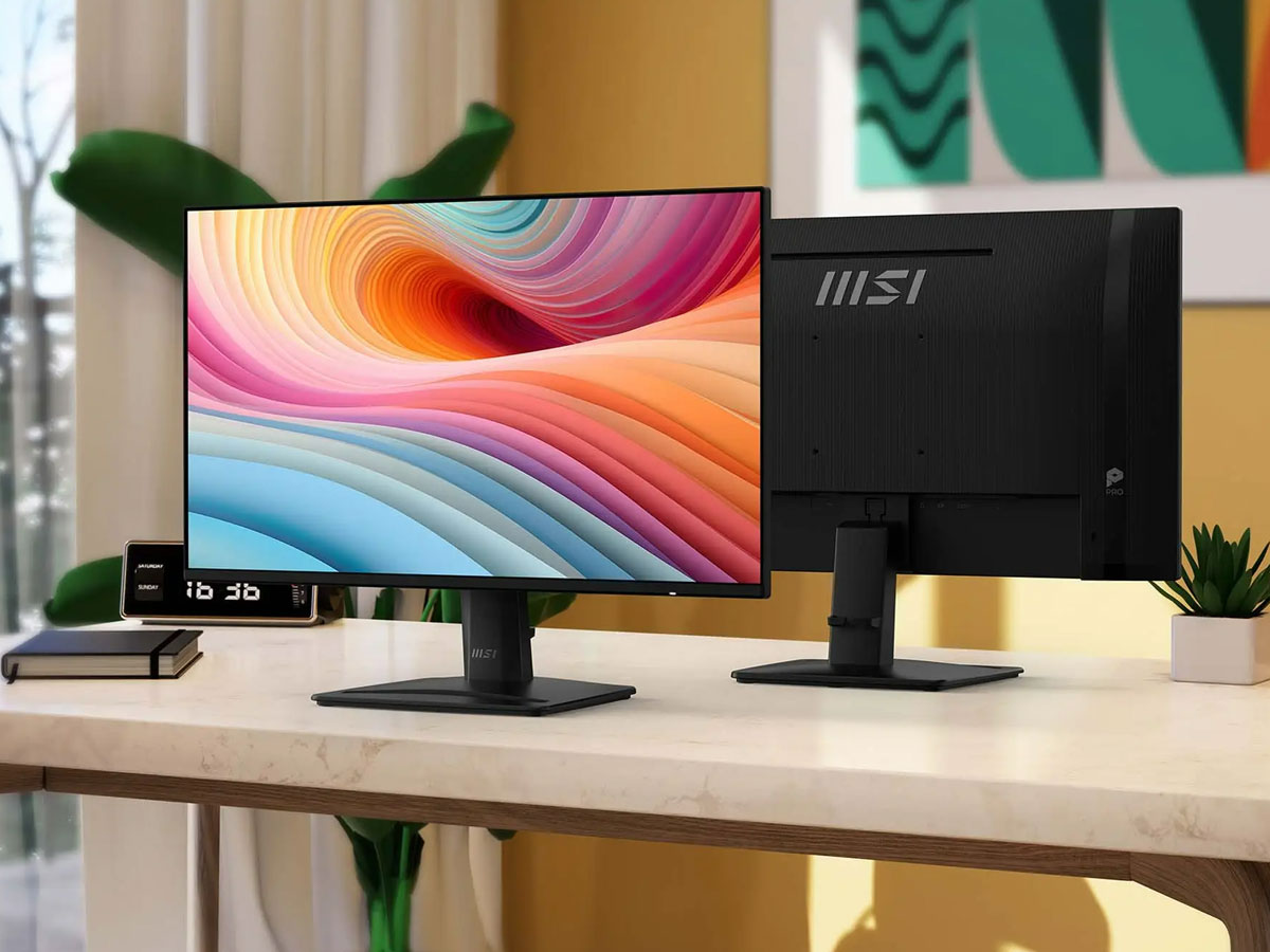 MSI PRO MP242A E2 przód, tył