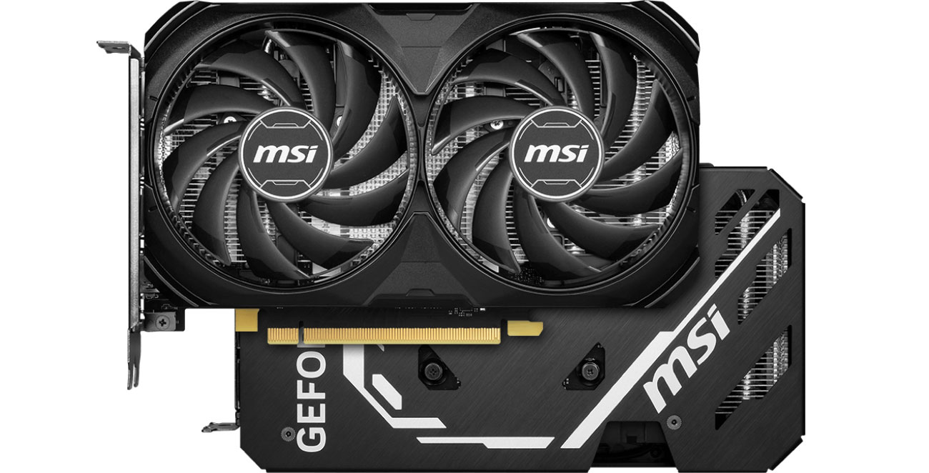 MSI GeForce RTX 4060 Ti Ventus 2X Black OC Kühlung