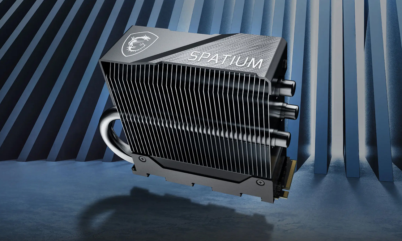 SSD M.2 MSI Spatium M580 Frozr Heatsink - Lifestyle-Grafik