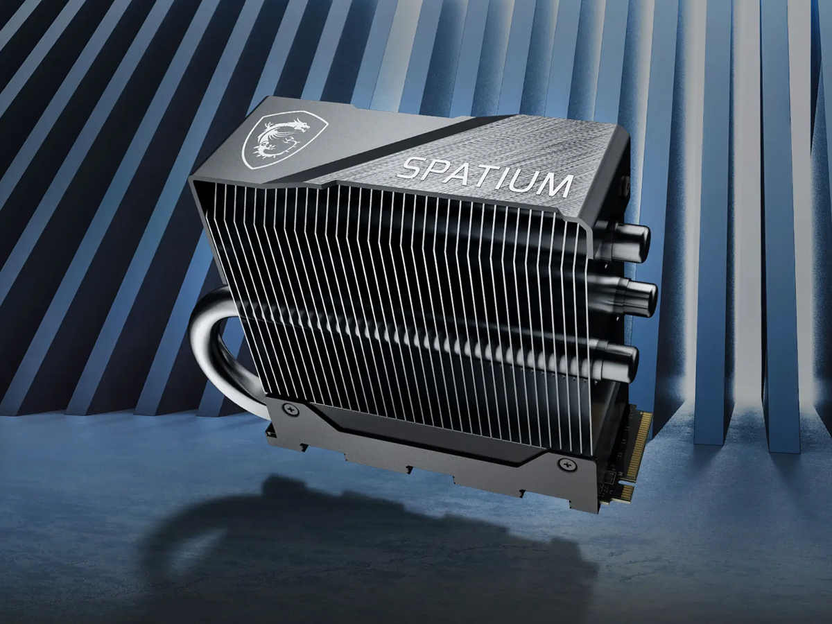 SSD M.2 MSI Spatium M580 Frozr Heatsink - Lifestyle-Grafik