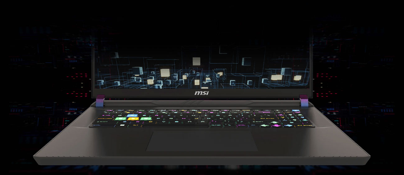 MSI Vector 17 HX klawiatura