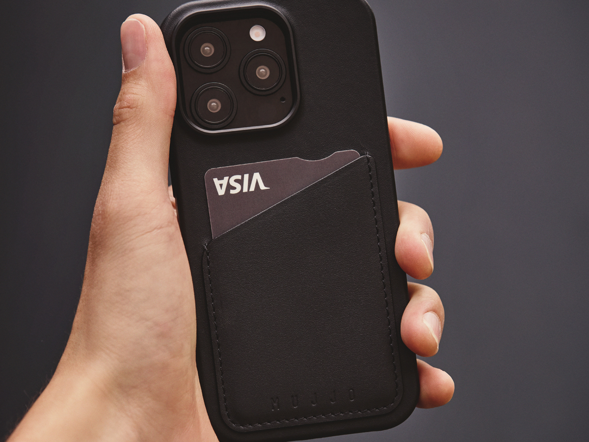 Mujjo FullLeatherWallet Case miejsce na karty