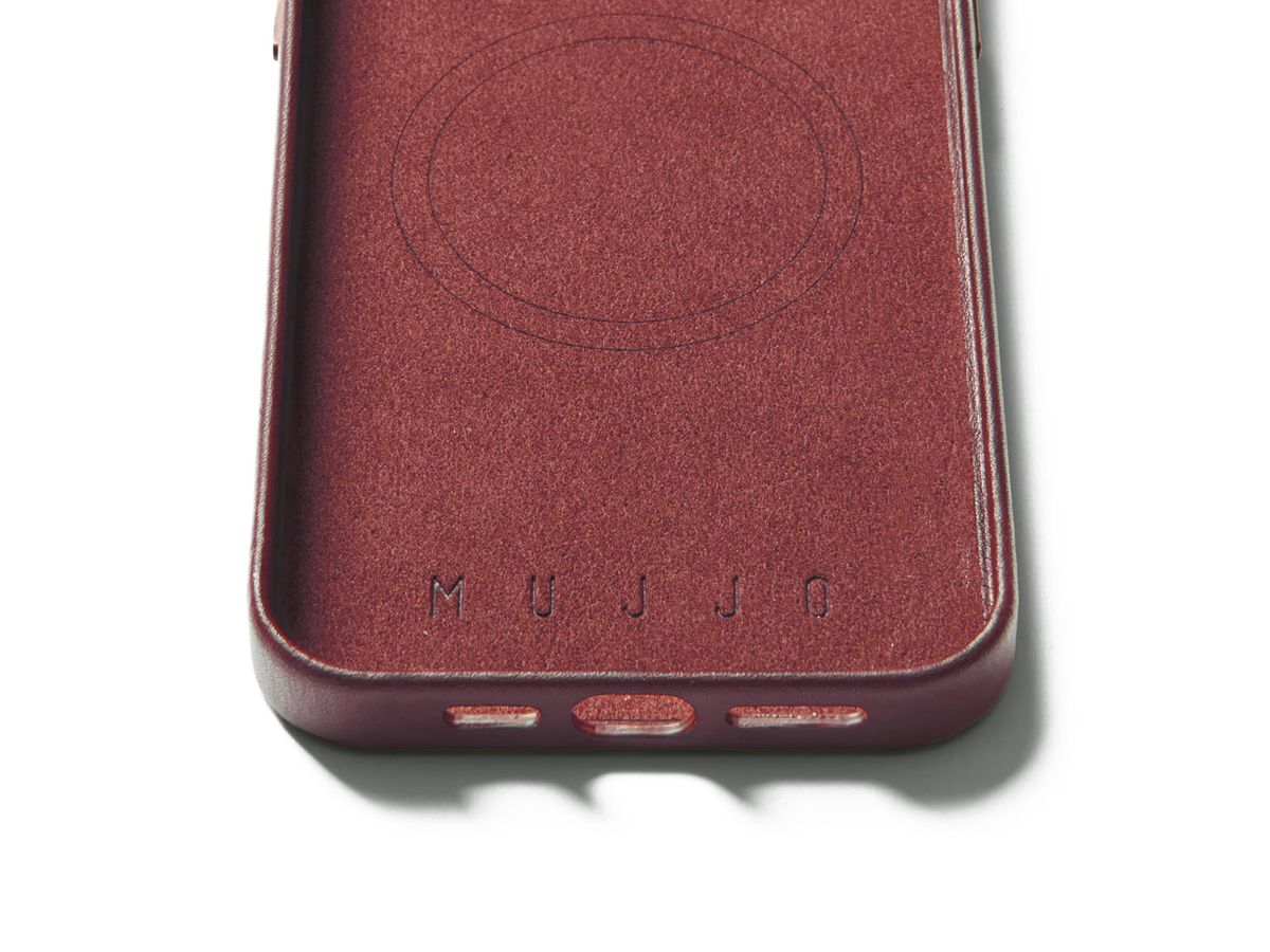 Mujjo FullLeatherWallet Case porty