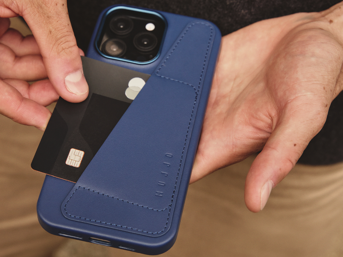 Mujjo FullLeatherWallet Case wygląd