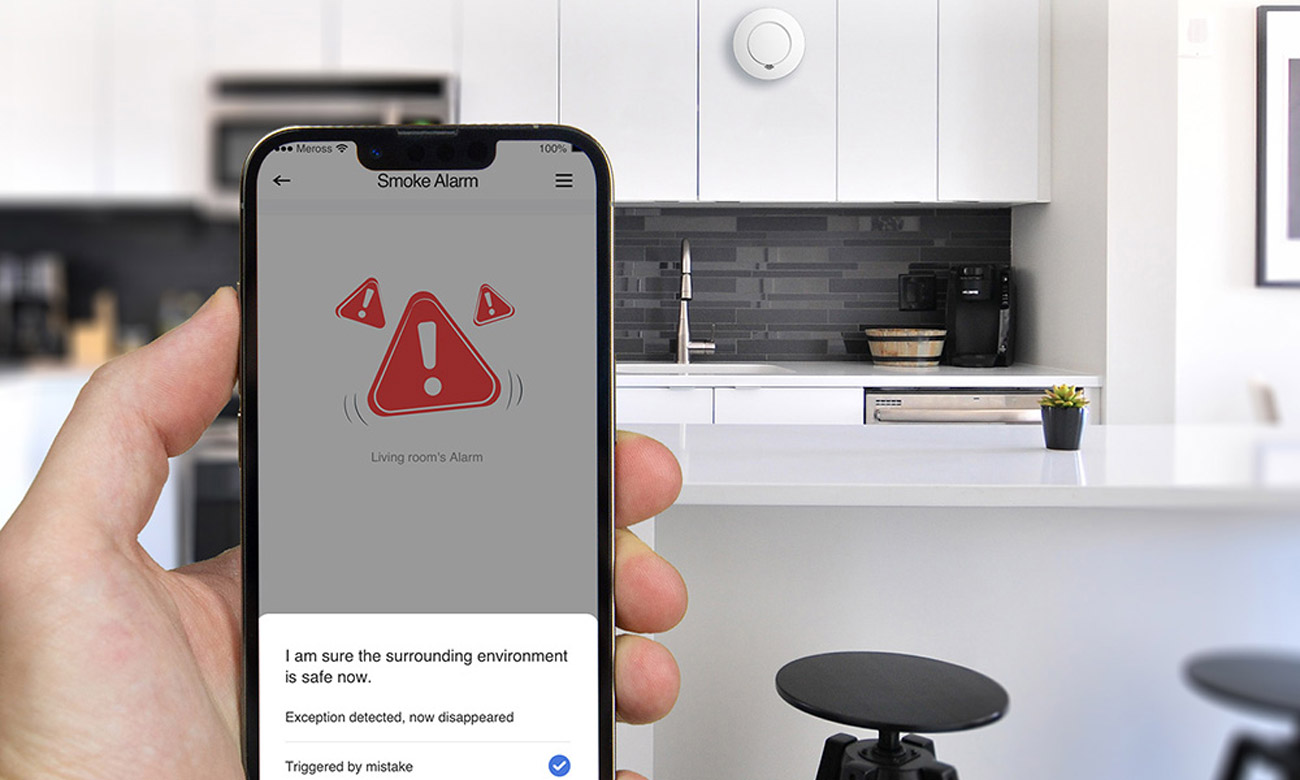 Rauchmelder Meross GS559AH Steuerung 