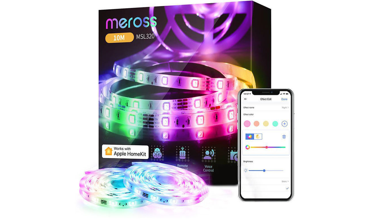 Intelligentes LED Wi-Fi Band Meross MSL320 (2x 5 m)