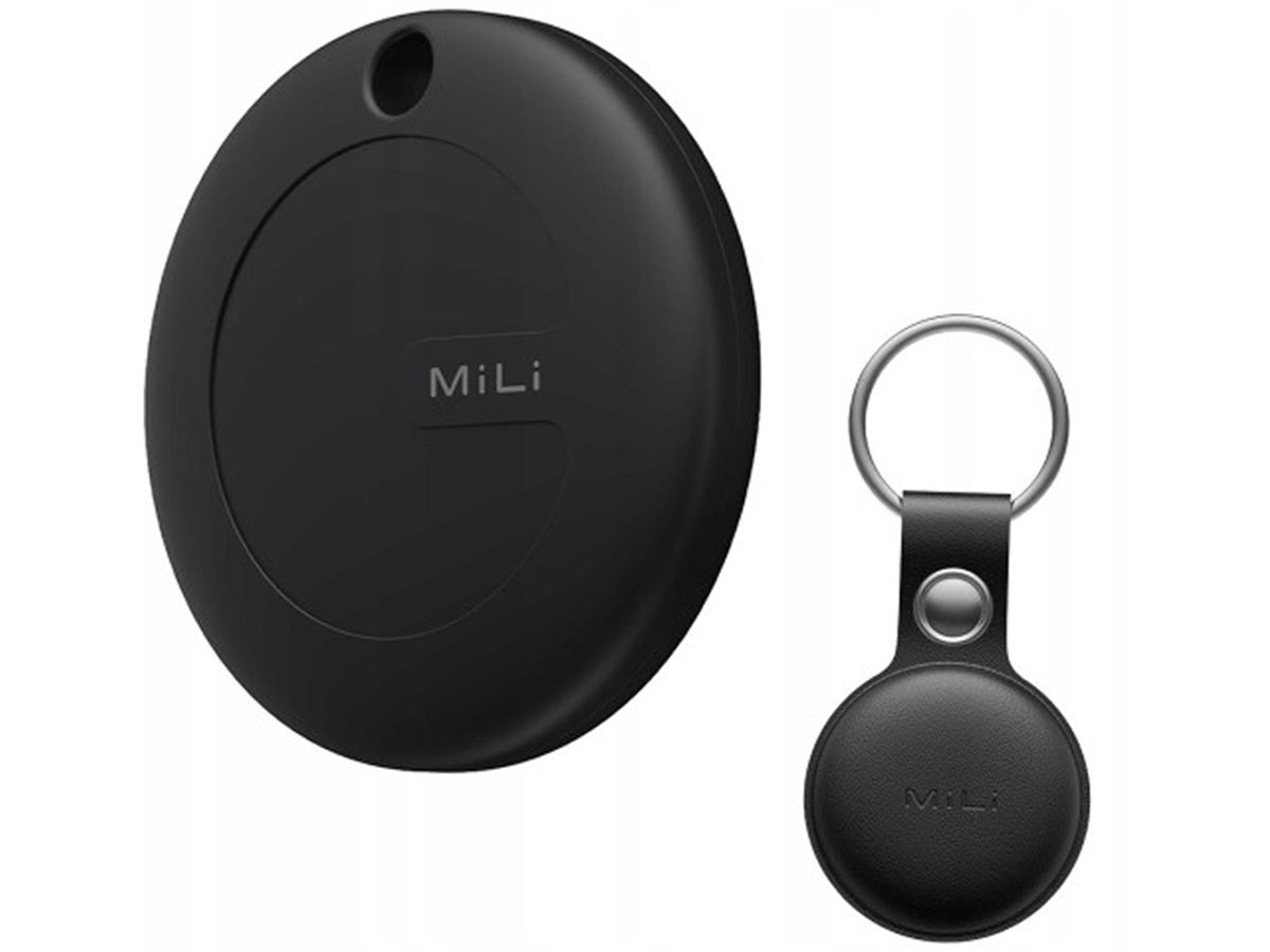 Lokalizator MiLi MiTag AND schwarz + schwarzes Etui