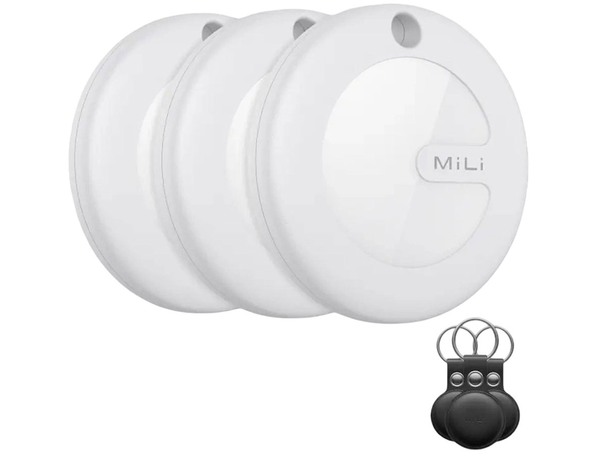 Lokalizator MiLi MiTag APL weiß + schwarzes Etui