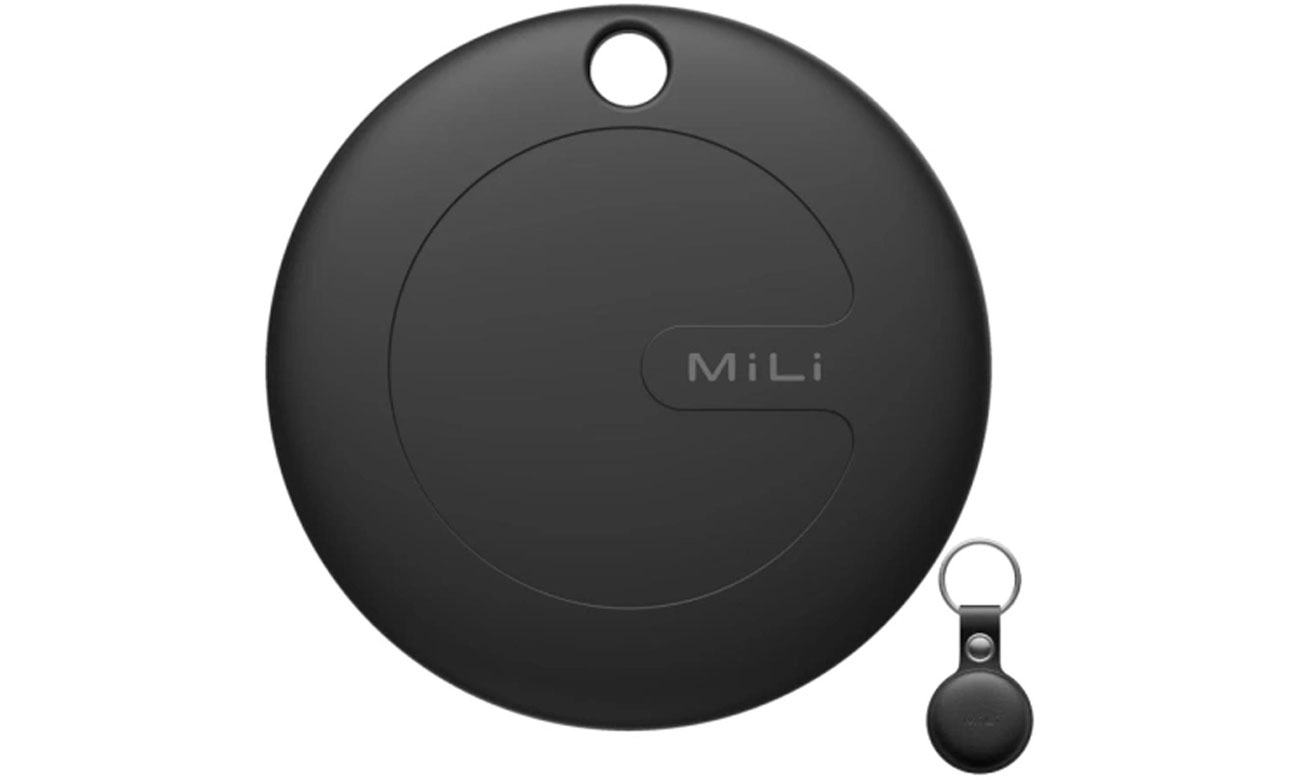 Lokalizator MiLi MiTag APL schwarz + schwarzes Etui