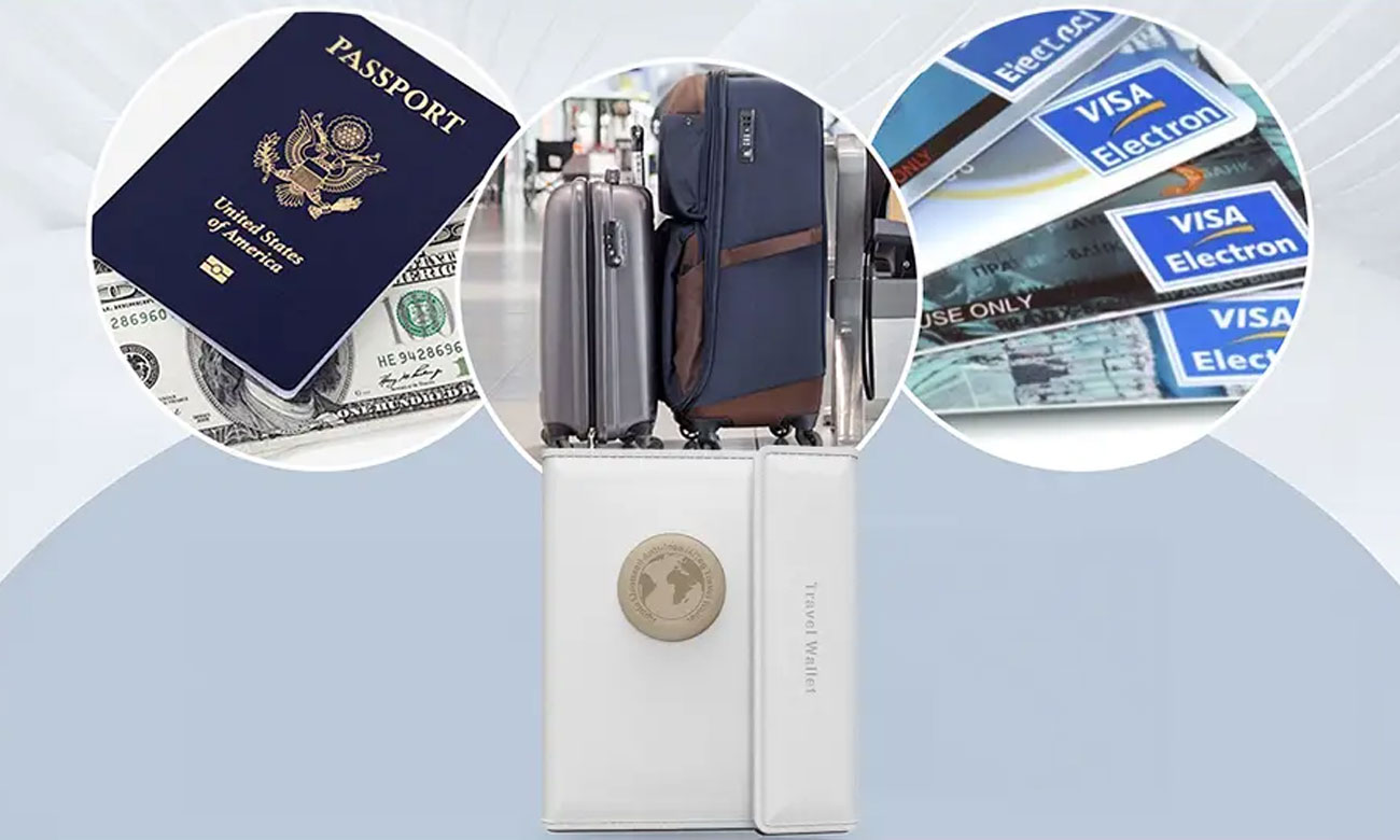 MiLi Geldbörse weiß mit MiTag