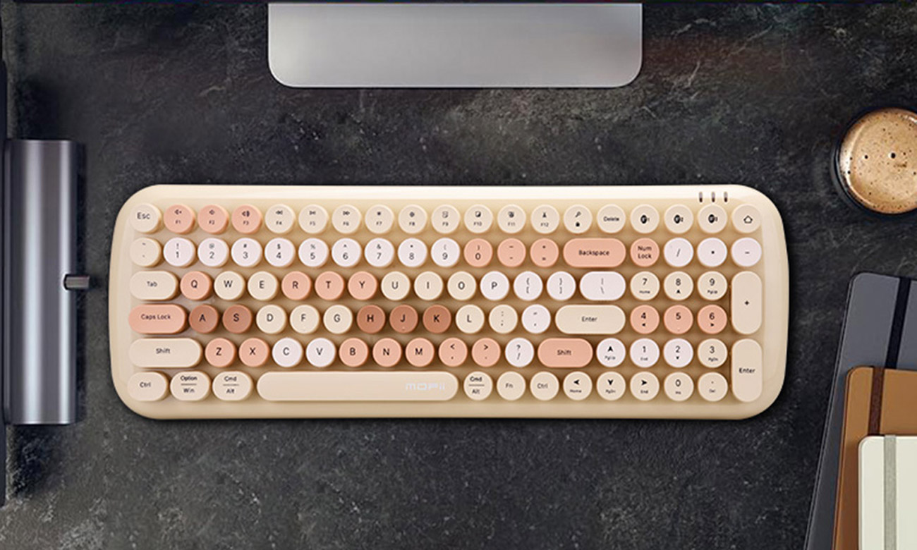 Tastatur für Zuhause und Büro Mofii Candy BT beige