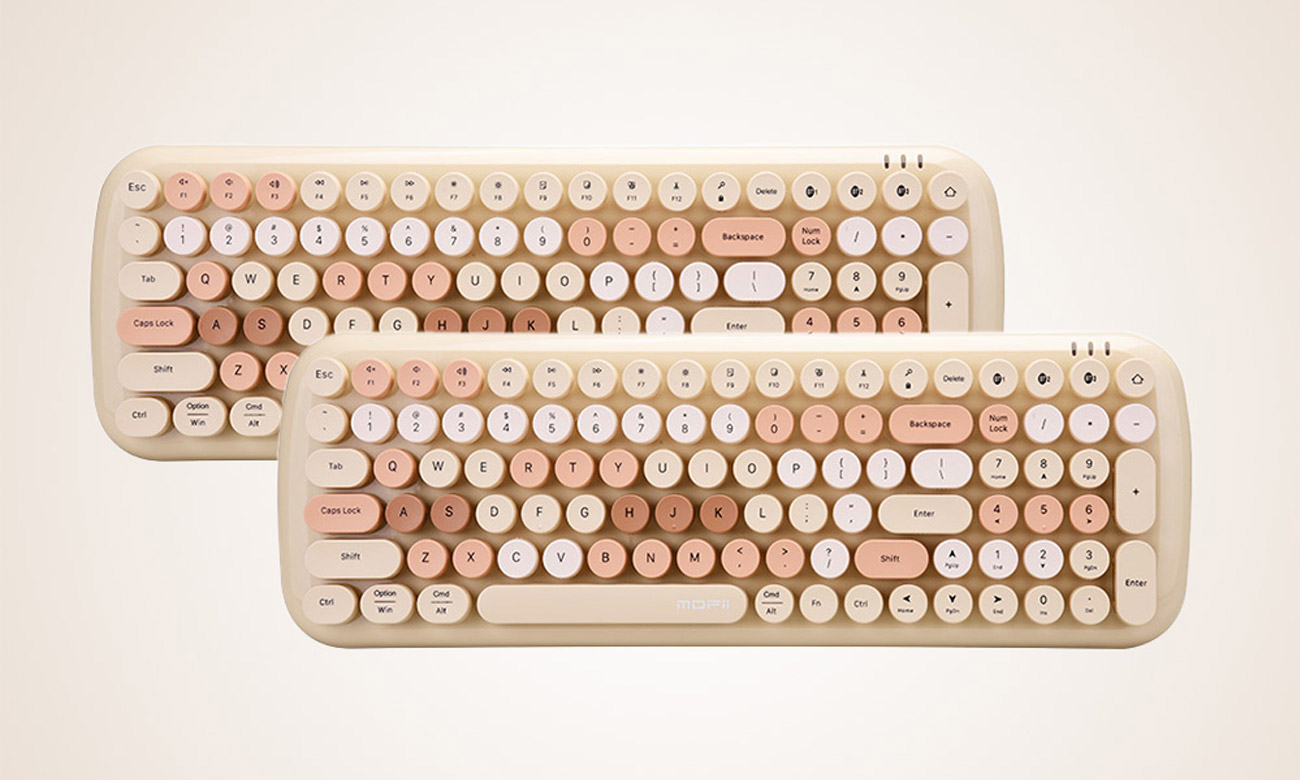 Tastatur für Zuhause und Büro Mofii Candy BT beige