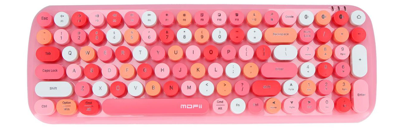 Tastatur für Zuhause und Büro Mofii Candy BT rosa