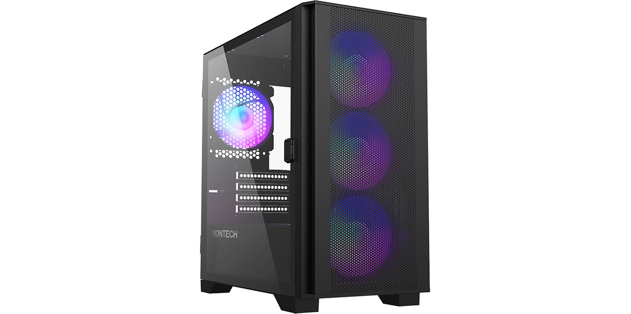 Montech AIR 100 ARGB Schwarz Gehäuse