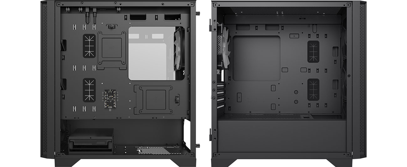 Montech AIR 100 ARGB Schwarz Innenraum