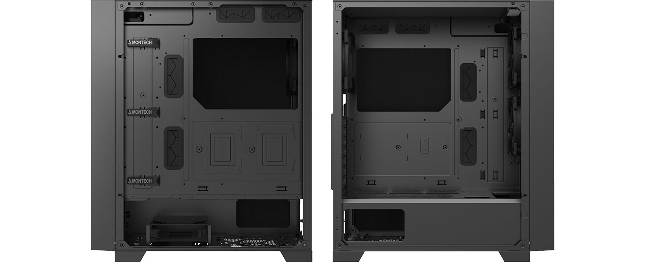 Montech AIR 1000 Silent Wnętrze