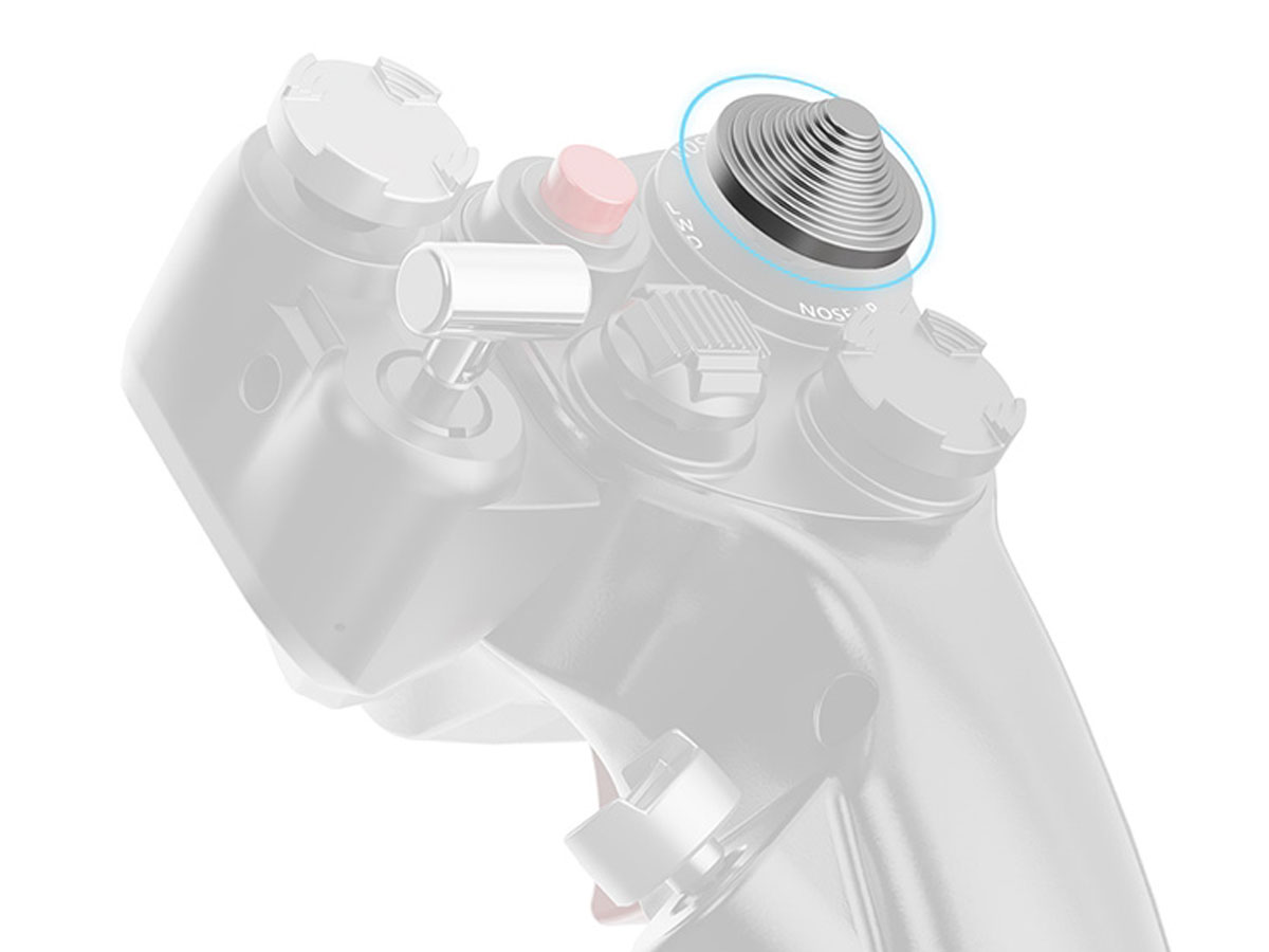 Flightstick Moza MH16 Flugzeugsteuerknüppel - Modulares Design und Personalisierung