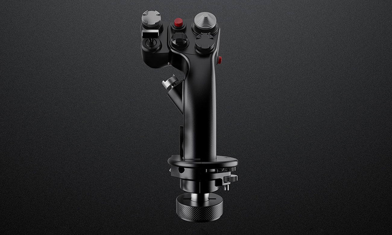 Flightstick Moza MH16 Flugzeugsteuerknüppel - Grafik mit Hintergrund