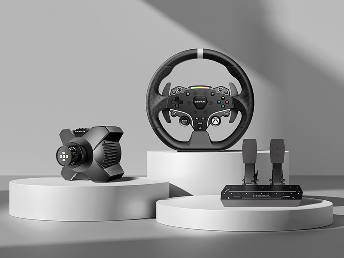 Gaming-Set Moza Racing R3 RS053 (R3 / E5 / SRP-Lite / R3-Klemmen) - Lifestyle-Grafik