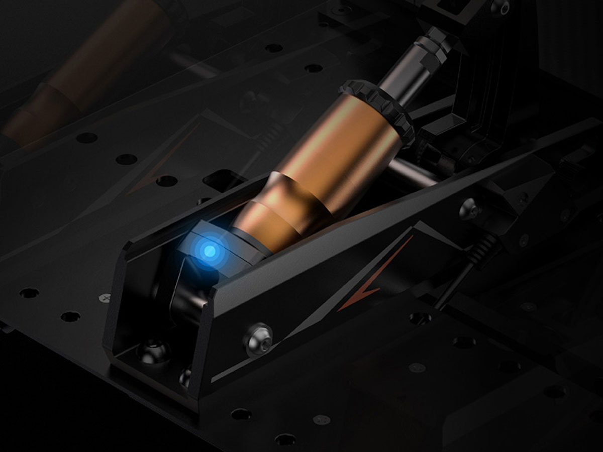 Zestaw pedałów gaz + hamulec Moza Racing CRP2 RS066 - Grafika lifestyle