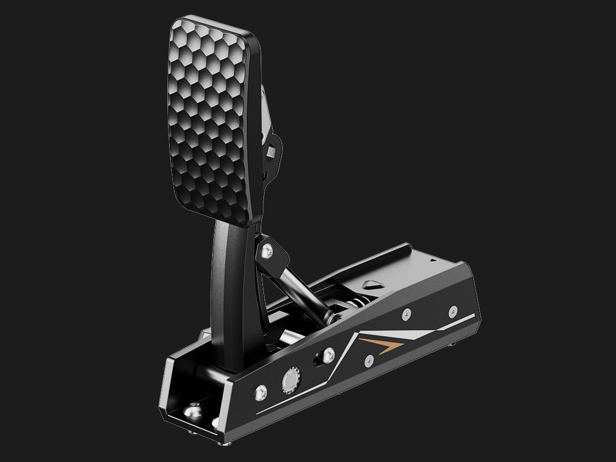 Pedal Kupplung Moza Racing CRP2 RS067 - Gesamtansicht, Grafik mit Hintergrund