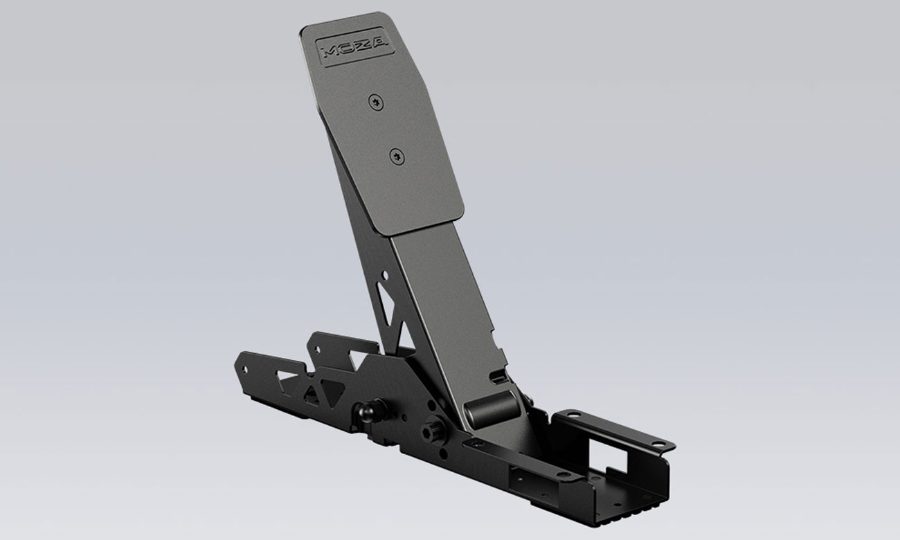 Pedal für Kupplung Moza Racing SR-P Lite RS19 für R3/R5 - Gesamtansicht, Grafik mit Hintergrund