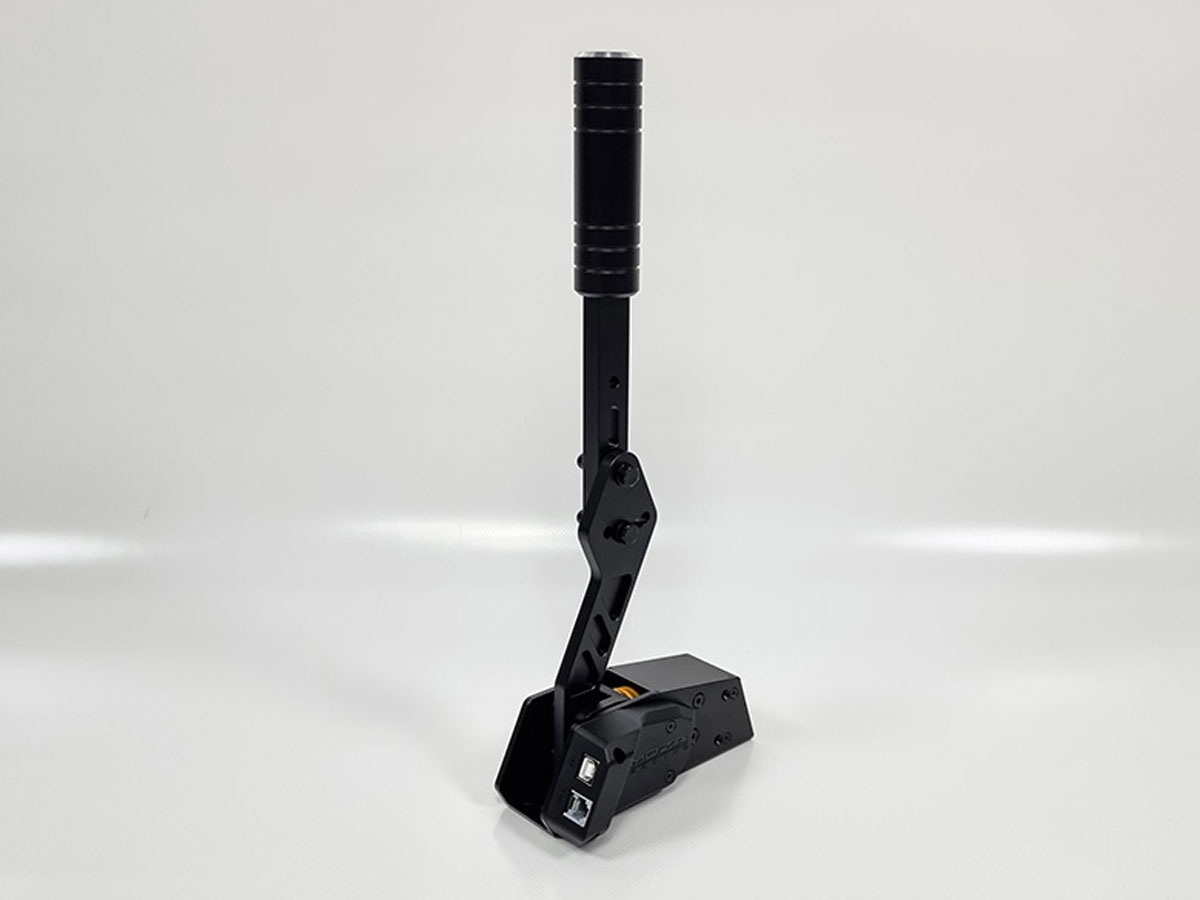 Hamulec ręczny Moza Racing HBP RS31 - Widok ogólny, grafika z tłem