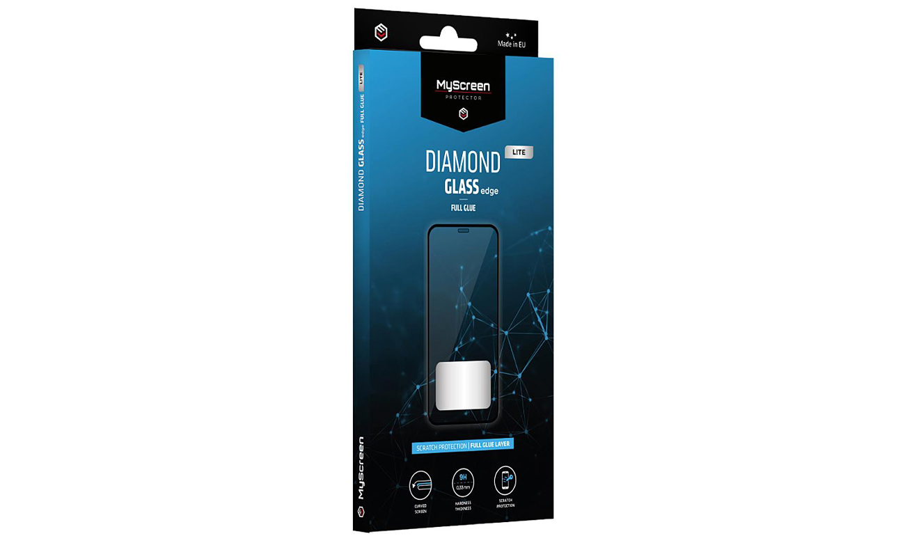 MyScreen DIAMOND GLASS LITE edge Full Glue für iPhone 16 Pro Max