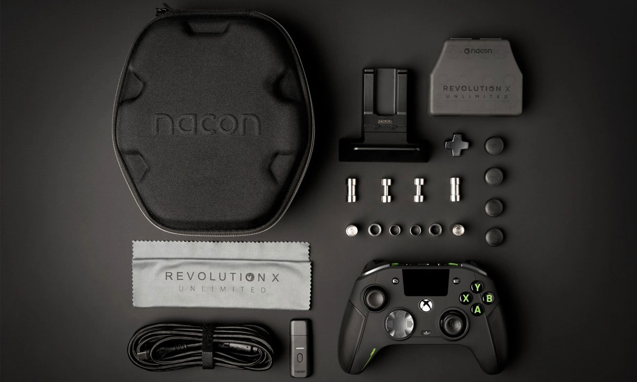 Nacon Revolution X Unlimited XS/PC Controller Schwarz – Lieferumfang