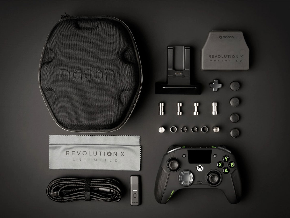 Nacon Revolution X Unlimited XS/PC Controller Schwarz – Lieferumfang