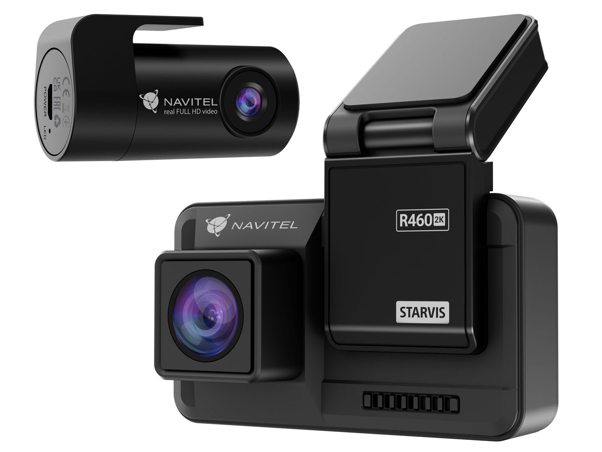 Navitel R460 Dual 2K - Gesamtansicht beider Kameras