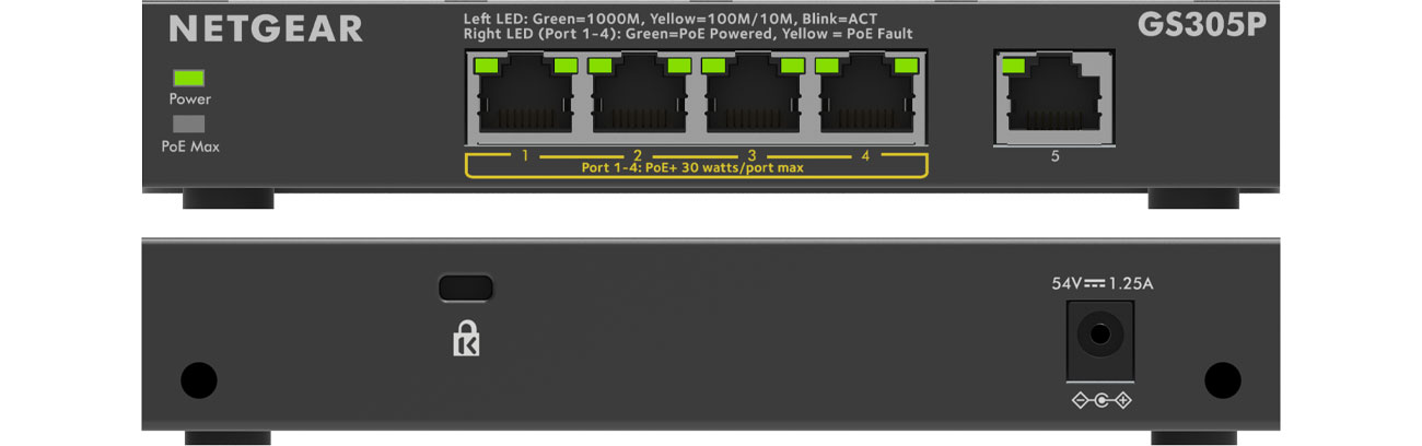 Netgear 5p GS305P-300EUS