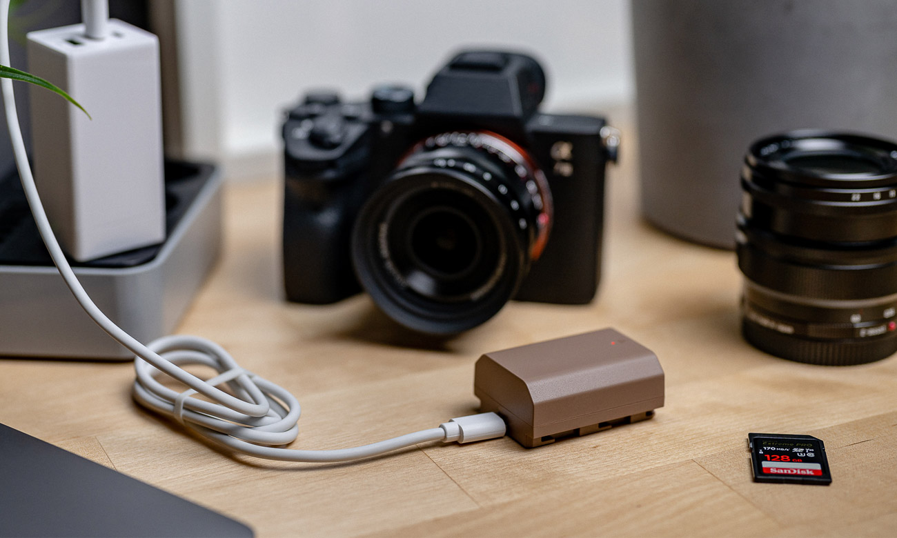 Laden über USB-C-Anschluss