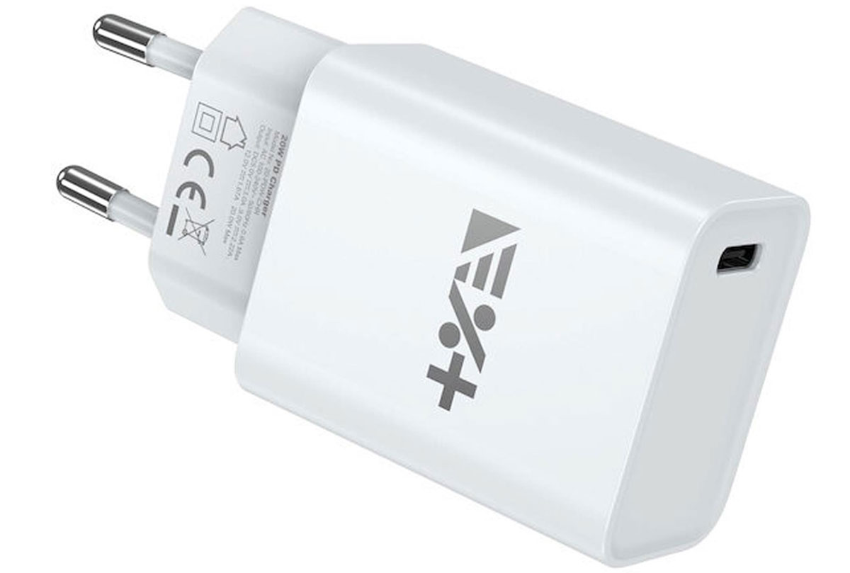 NEXT ONE 20W PD 1xUSB-C Netzladegerät weiß