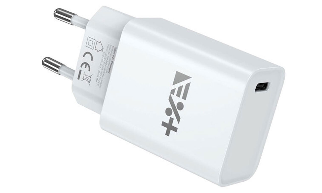 NEXT ONE 20W PD 1xUSB-C Netzladegerät weiß