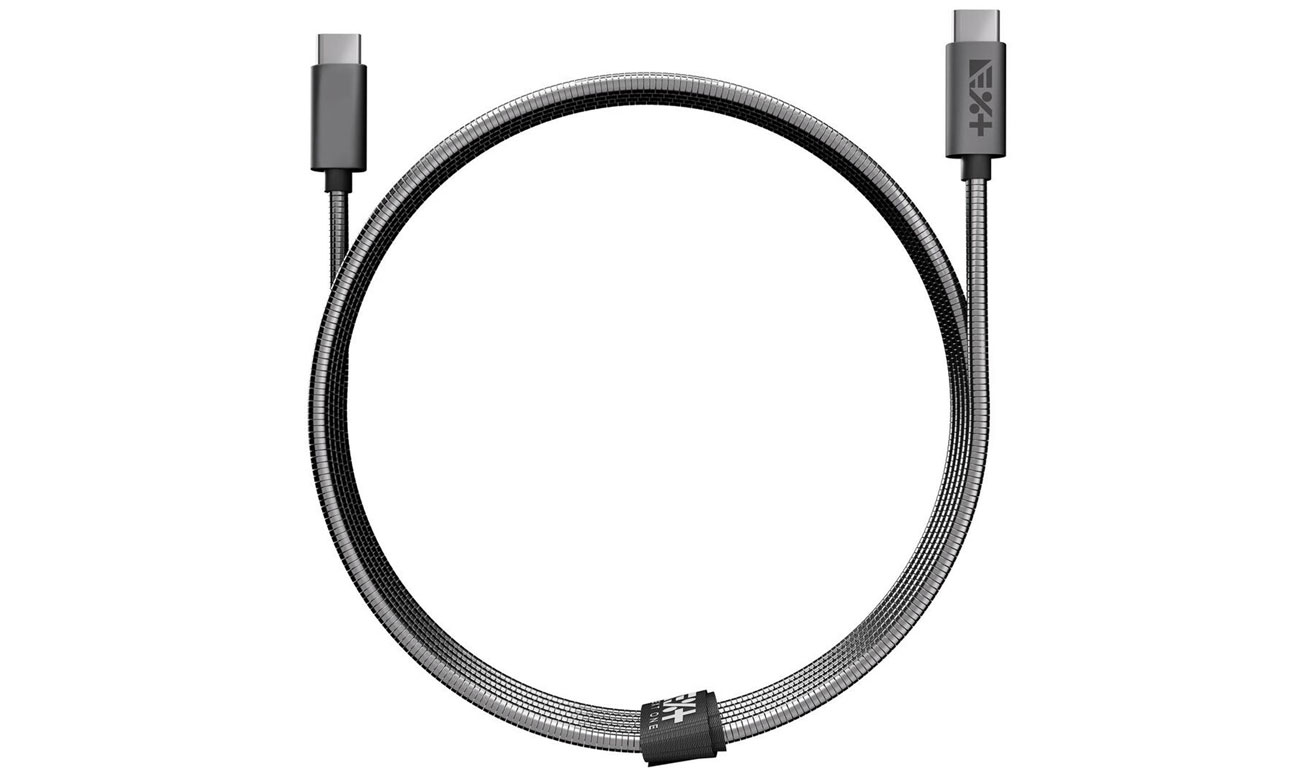 Kabel NEXT ONE Metallic USB-C / USB-C 1,2 m space gray