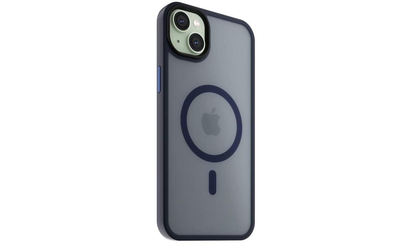 Etui NEXT ONE Mist Shield MagSafe iPhone 15 Plus Mitternachtsblau