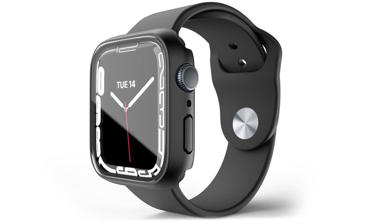 Schutzhülle NEXT ONE Shield Apple Watch 45 mm schwarz
