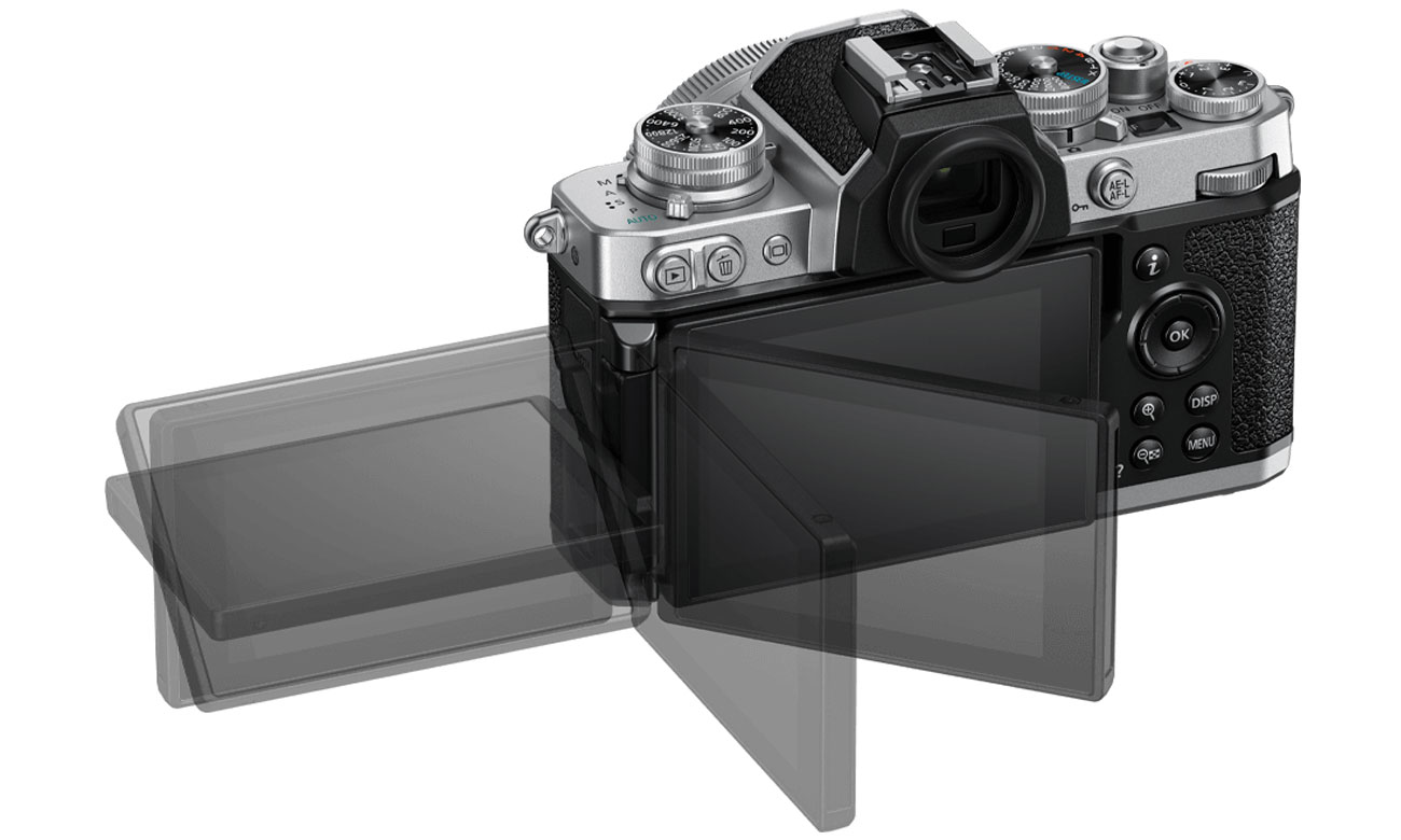 Schlüsselmerkmale Nikon Z fc + Z 16-50 F3,5-6,3 VR silber